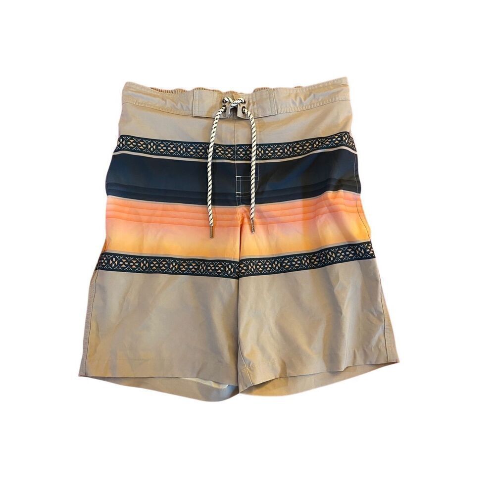 Sonoma men’s small multicolored, good for life E board swim trunks